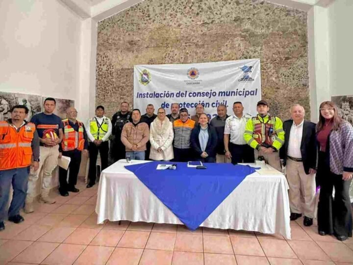 INSTALAN CONSEJO DE PROTECCIÓN CIVIL EN CHOCAMÁN