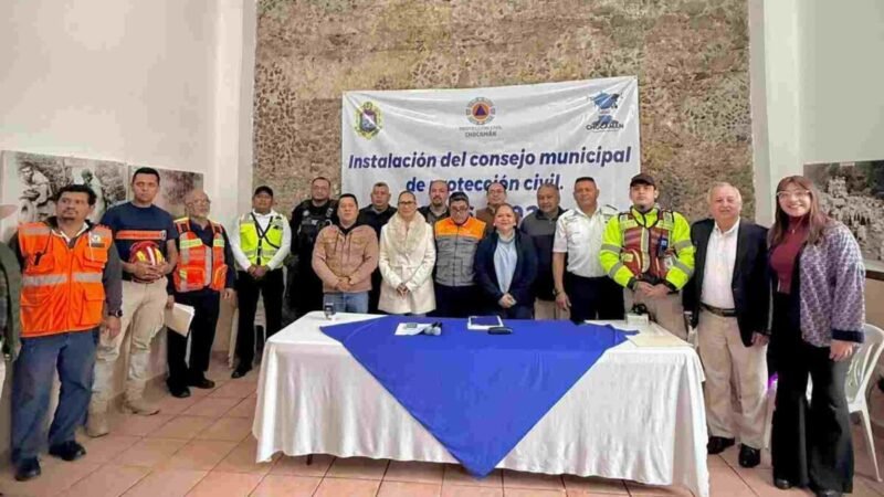INSTALAN CONSEJO DE PROTECCIÓN CIVIL EN CHOCAMÁN