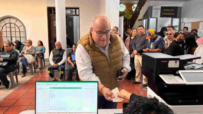 ARRANCA COBRO DE PREDIAL EN FORTÍN