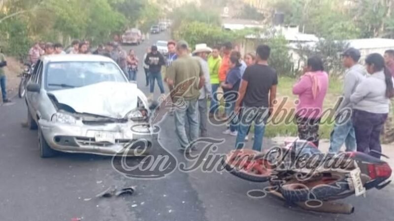 ENCONTRONAZO EN TOTUTLA; UN LESIONADO, EL SALDO