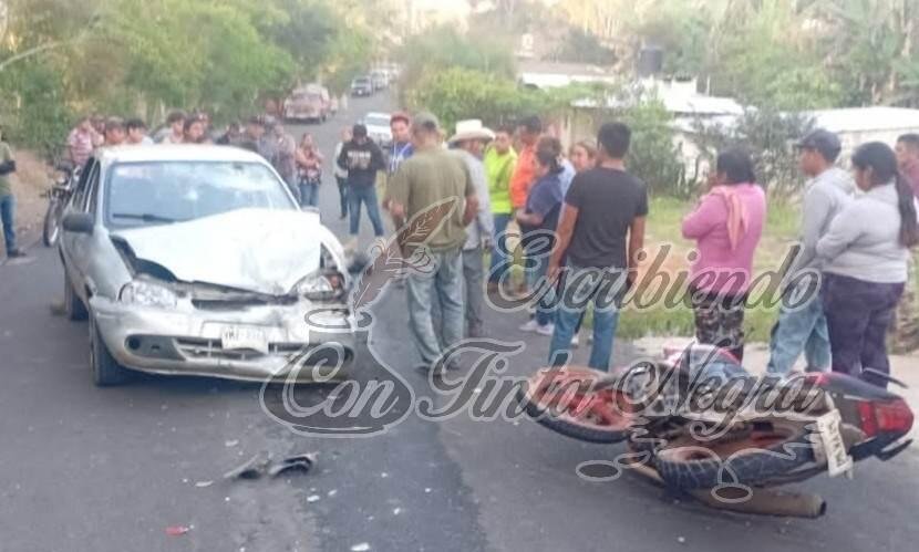 ENCONTRONAZO EN TOTUTLA; UN LESIONADO, EL SALDO