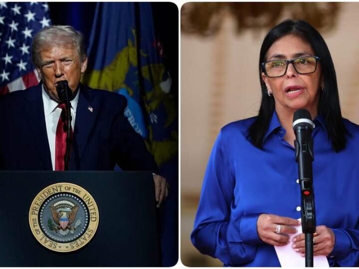 ESTRECHAN RELACIÓN DELCY RODRIGUEZ Y DONALD TRUMP