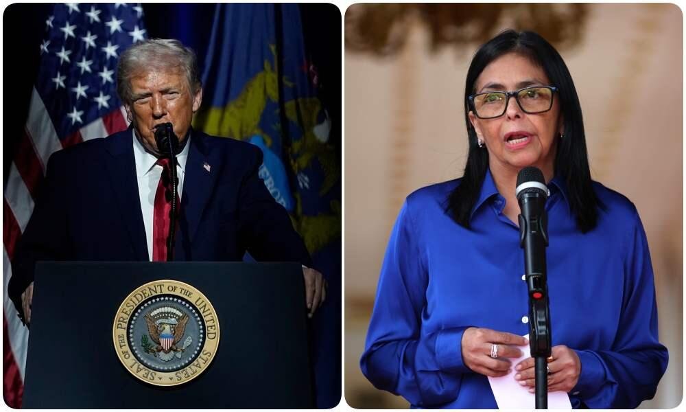 ESTRECHAN RELACIÓN DELCY RODRIGUEZ Y DONALD TRUMP