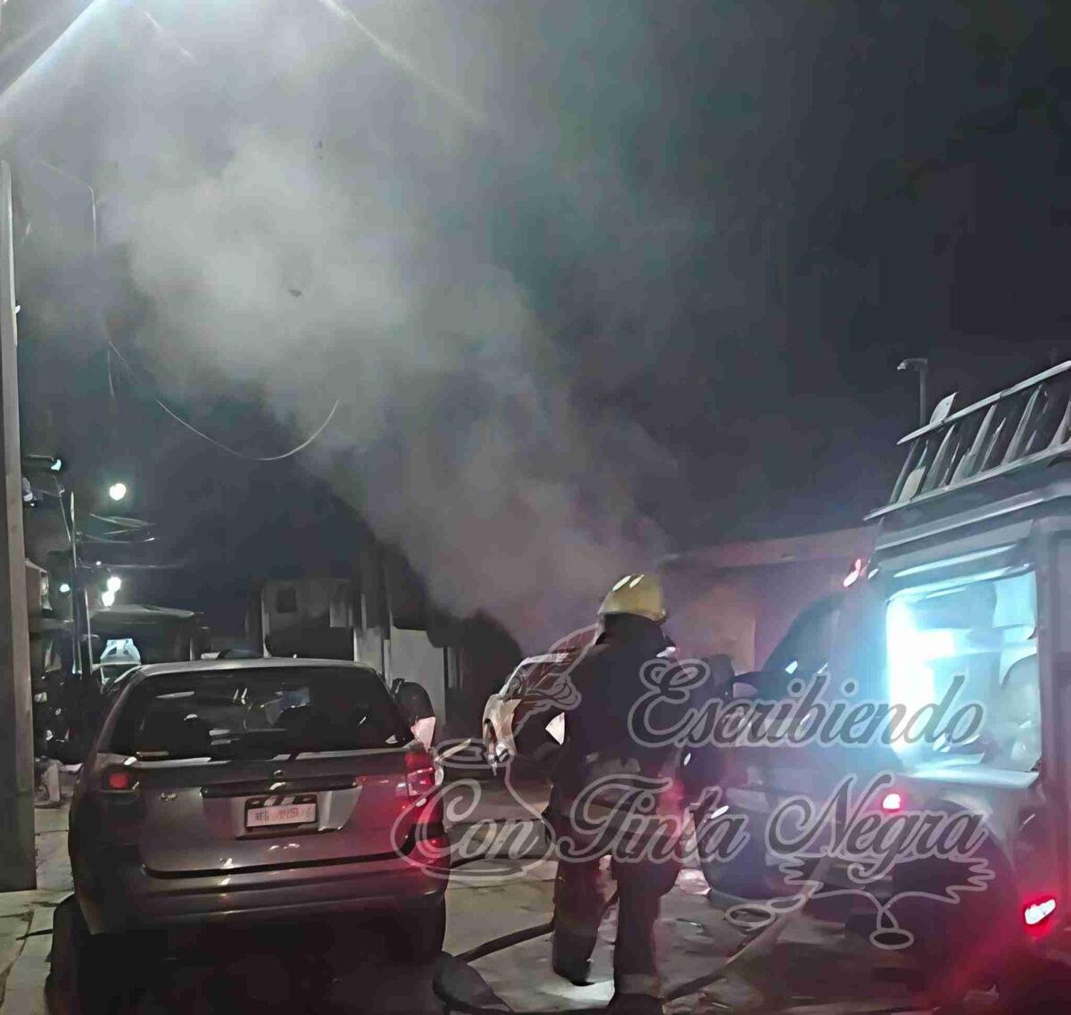 LE PRENDE FUEGO A SU CASA; UNA MUJER RESULTÓ LESIONADA