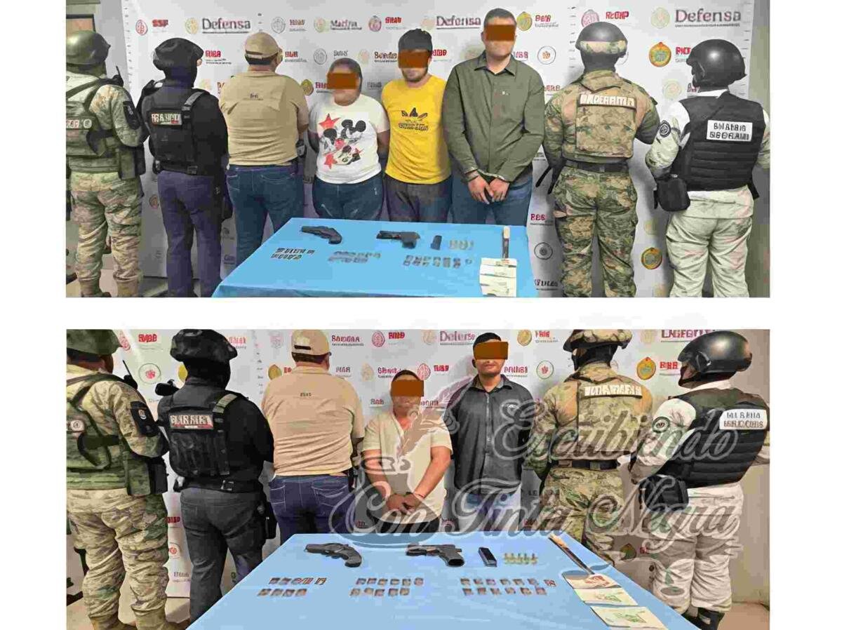 REVIENTAN CASA DE SEGURIDAD; DETIENEN A 5