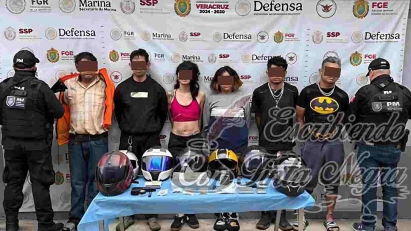 MEGA OPERATIVO DEJA SEIS DETENIDOS