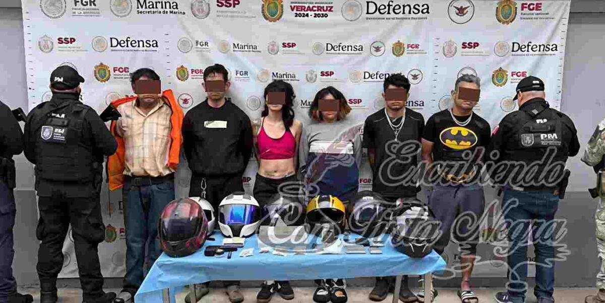 MEGA OPERATIVO DEJA SEIS DETENIDOS