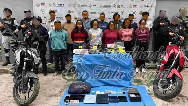 REVIENTAN CASA DE SEGURIDAD; CAPTURAN A 13