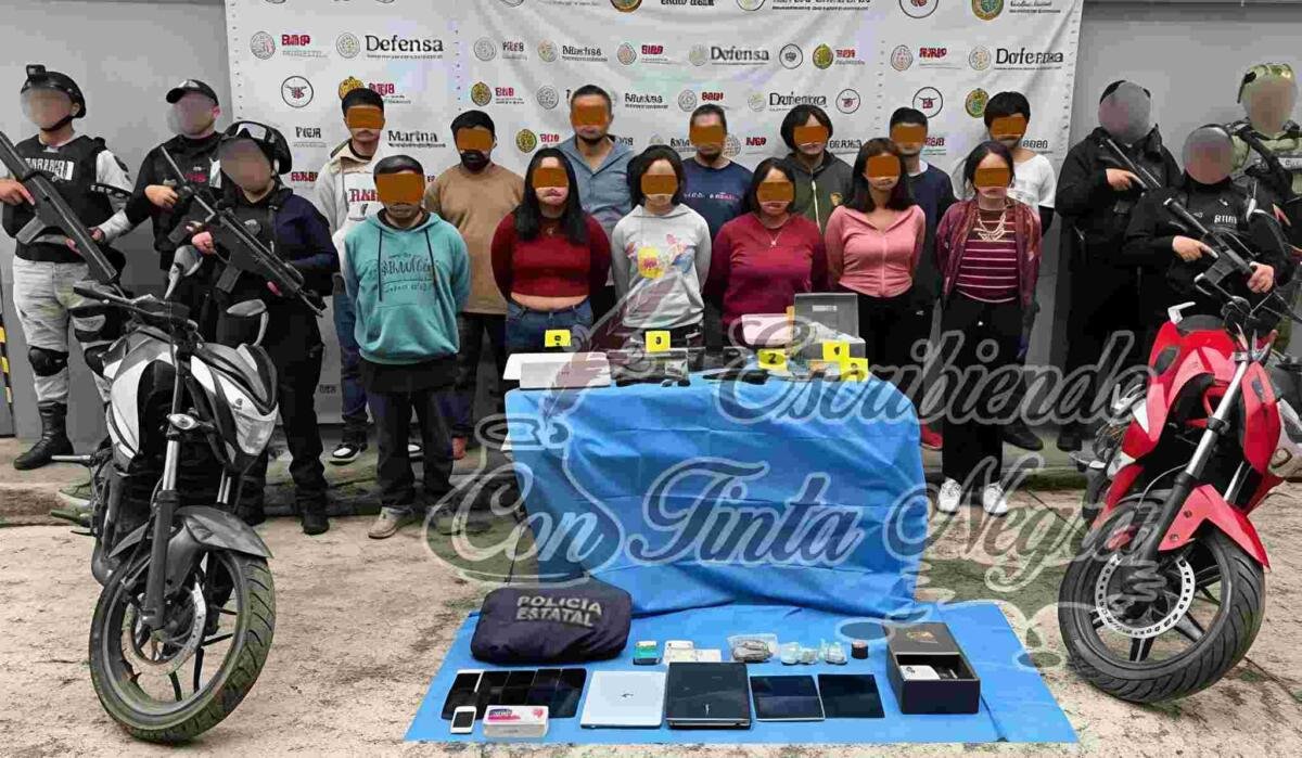 REVIENTAN CASA DE SEGURIDAD; CAPTURAN A 13