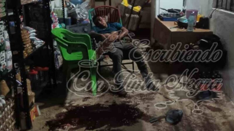 EJECUTAN A COMERCIANTE; SU ESPOSA ESTÁ GRAVE