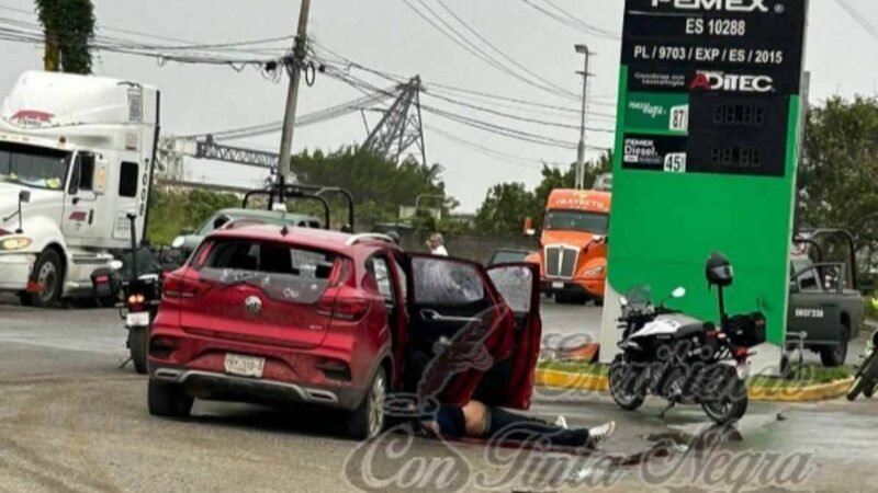 ENFRENTAMIENTO EN TUXPAN DEJA PISTOLERO ABATIDO
