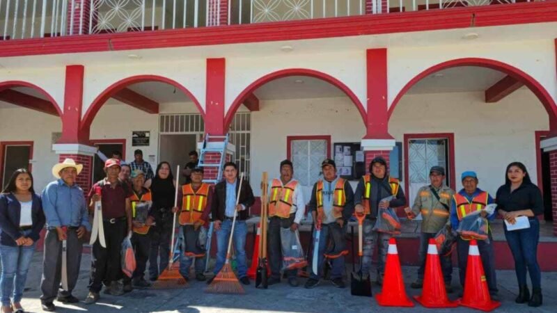 MEJORAN CONDICIONES PARA ÁREAS DEL AYUNTAMIENTO DE CALCAHUALCO