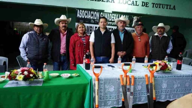 ALCALDE DE TOTUTLA REFRENDA APOYO A SECTOR GANADERO