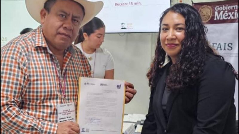 SE CAPACITA ALCALDE DE COSCOMATEPEC EN MANEJO DE RECURSOS