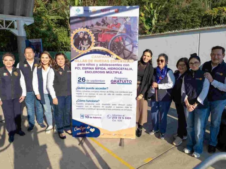 DIF ORIZABA Y CLUB ROTARIO LANZAN CAMPAÑAS PARA REHABILITACIÓN DE SILLAS DE RUEDAS
