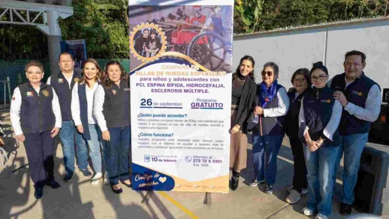 DIF ORIZABA Y CLUB ROTARIO LANZAN CAMPAÑAS PARA REHABILITACIÓN DE SILLAS DE RUEDAS