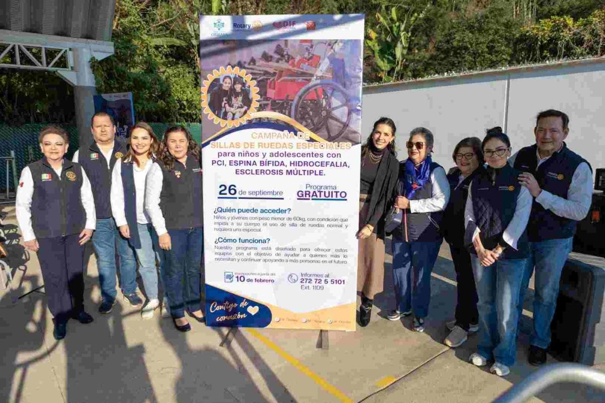 DIF ORIZABA Y CLUB ROTARIO LANZAN CAMPAÑAS PARA REHABILITACIÓN DE SILLAS DE RUEDAS