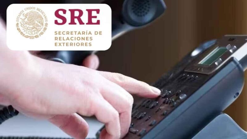 SRE ALERTA POR SUPLANTACIÓN DE SU NÚMERO OFICIAL
