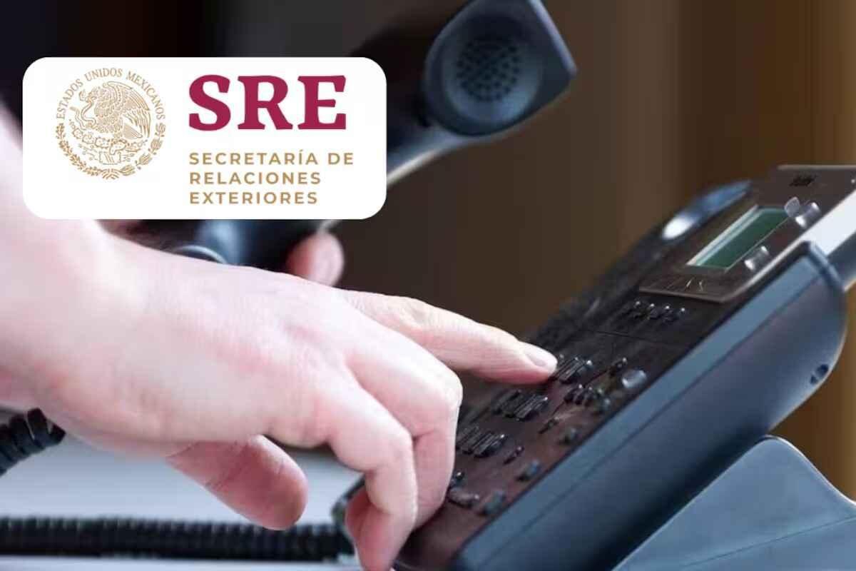 SRE ALERTA POR SUPLANTACIÓN DE SU NÚMERO OFICIAL