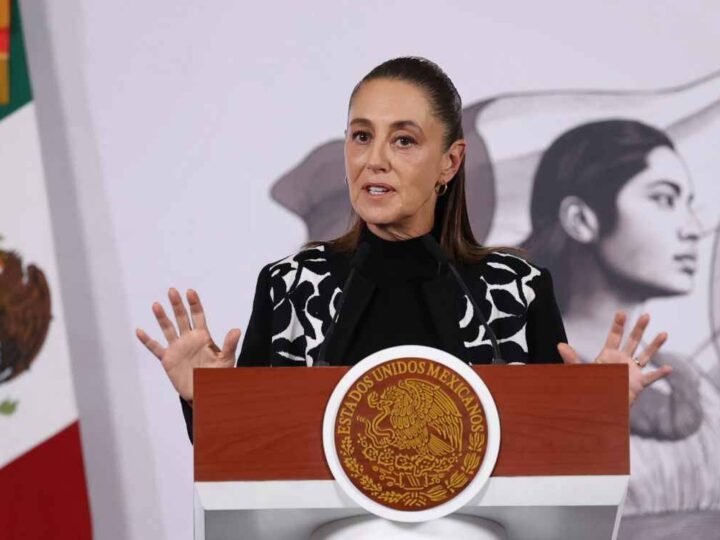 SHEINBAUM LLAMA A LA ‘CALMA’ TRAS BLOQUEOS Y DISTURBIOS POR MUERTE DE ‘EL MENCHO’