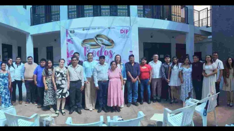 CELEBRAN BODAS COLECTIVAS EN ZENTLA