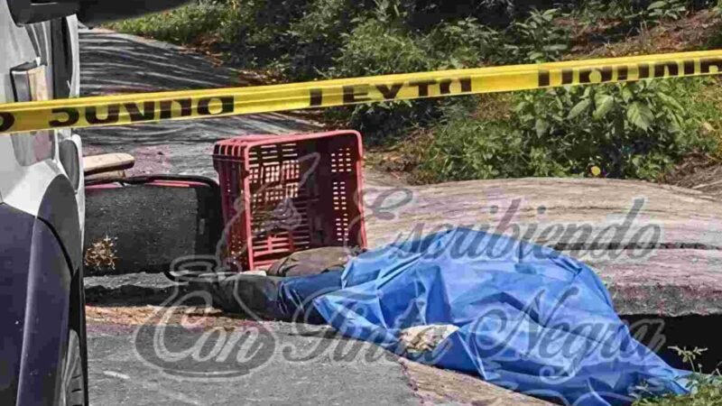 EJECUTAN A MOTOCICLISTA