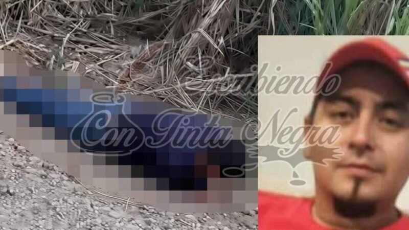 IDENTIFICAN A EJECUTADO; ESTABA REPORTADO COMO DESAPARECIDO