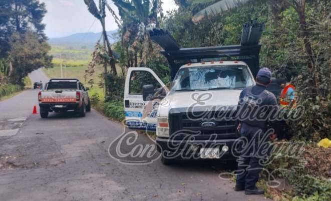 SE INCENDIA CAMIONETA EN TECAMA
