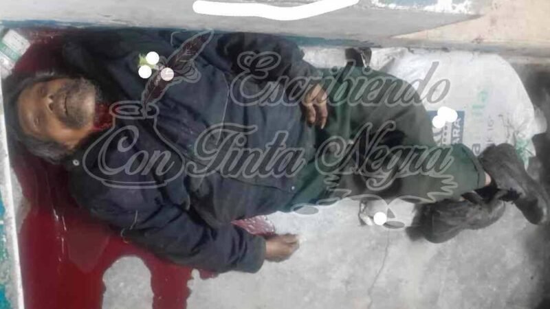 ASESINAN A HOMBRE A PUÑALADAS EN TENAMPA