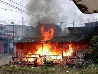 SE INCENDIA CASA EN FORTÍN