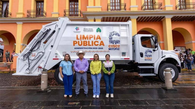 ADQUIERE COSCOMATEPEC UNIDAD COMPACTADORA DE RESIDUOS