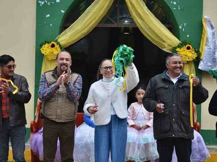 INAUGURA ALCALDESA FIESTA PATRONAL EN XONOTZINTLA