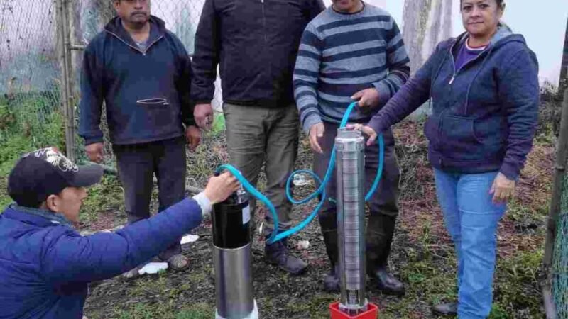 INSTALAN NUEVAS BOMBAS DE AGUA EN HUATUSCO