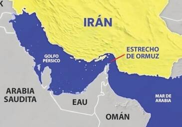 IRÁN AMENAZA CON CERRAR “COMPLETAMENTE”EL ESTRECHO DE ORMUZ