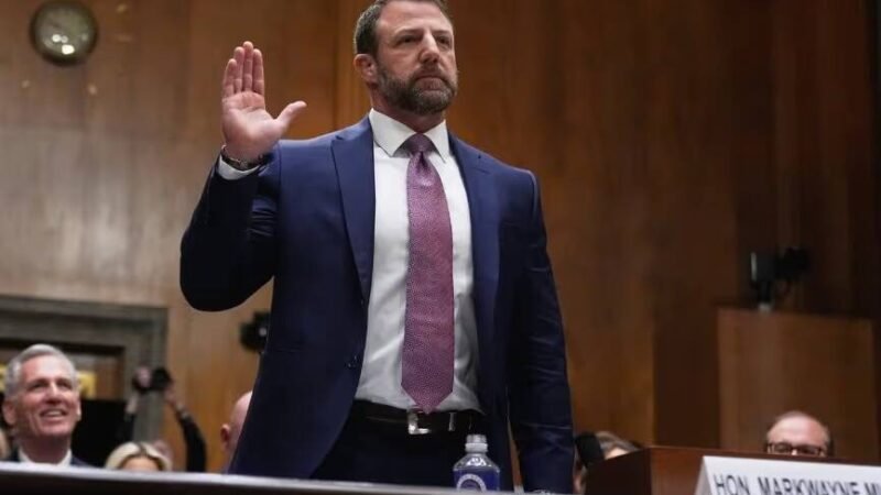 SENADO CONFIRMA A MARKWAYNE MULLIN AL FRENTE DE SEGURIDAD NACIONAL DE EU