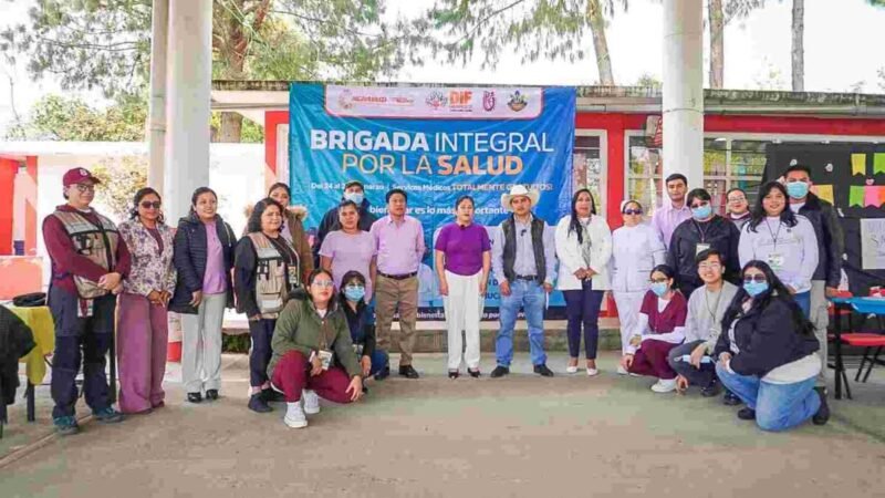 BRINDAN SERVICIOS DE SALUD A HABITANTES DE CALCAHUALCO