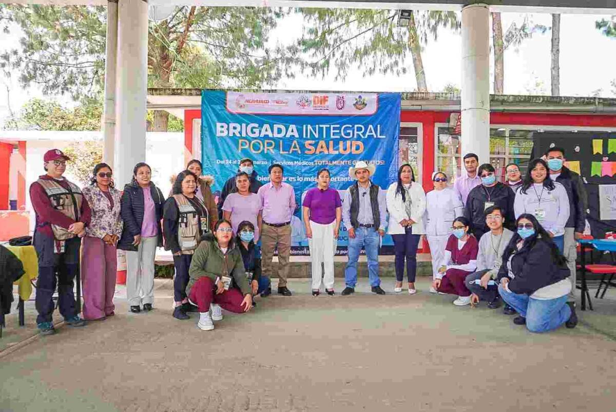 BRINDAN SERVICIOS DE SALUD A HABITANTES DE CALCAHUALCO