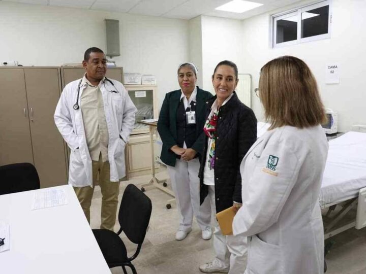 CLAUDIA SHEINBAUM, A FAVOR DE MANTENER LA COOPERACIÓN MÉDICA CON CUBA