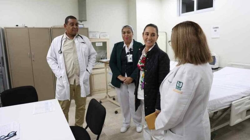 CLAUDIA SHEINBAUM, A FAVOR DE MANTENER LA COOPERACIÓN MÉDICA CON CUBA