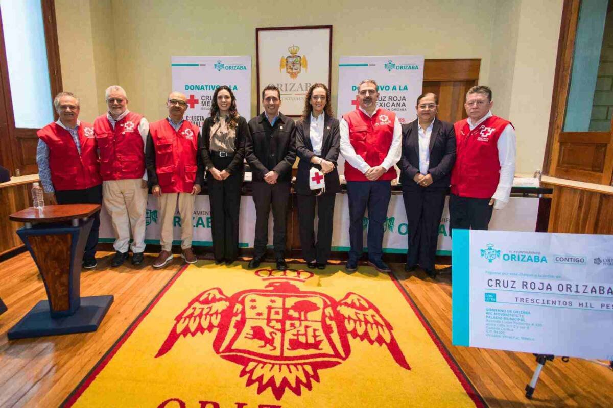 ARRANCA LA COLECTA ANUAL 2026 DE LA CRUZ ROJA MEXICANA EN ORIZABA 