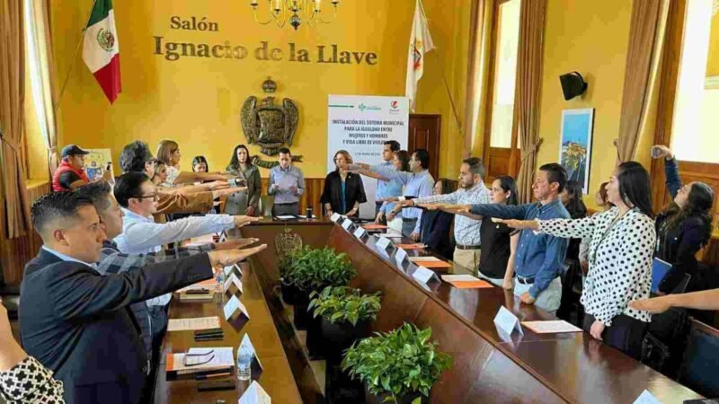 INSTALAN EL SISTEMA MUNICIPAL PARA LA IGUALDAD DE GÉNERO EN ORIZABA