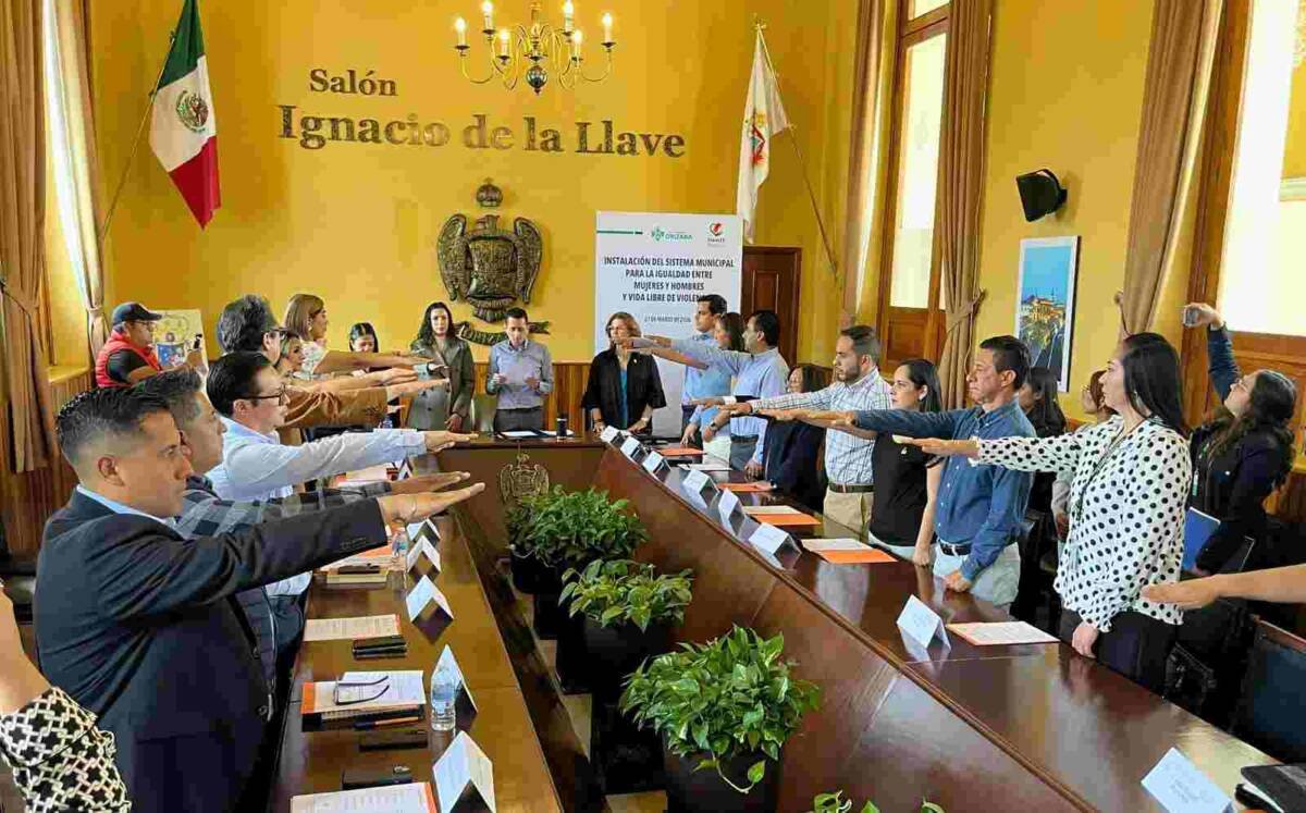 INSTALAN EL SISTEMA MUNICIPAL PARA LA IGUALDAD DE GÉNERO EN ORIZABA