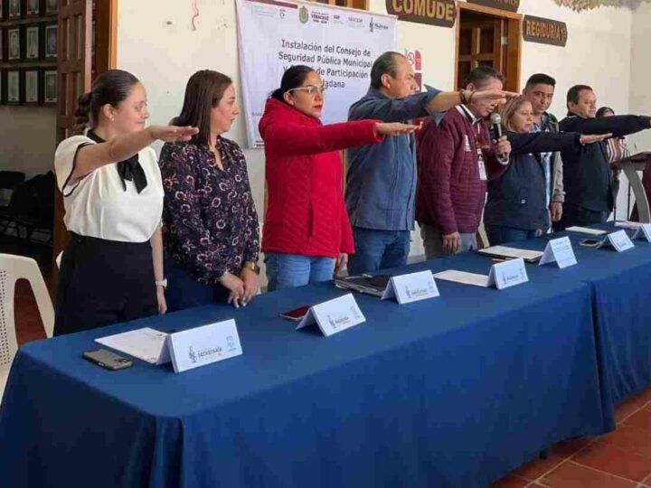 INSTALAN CONSEJO DE SEGURIDAD PÚBLICA EN HUATUSCO