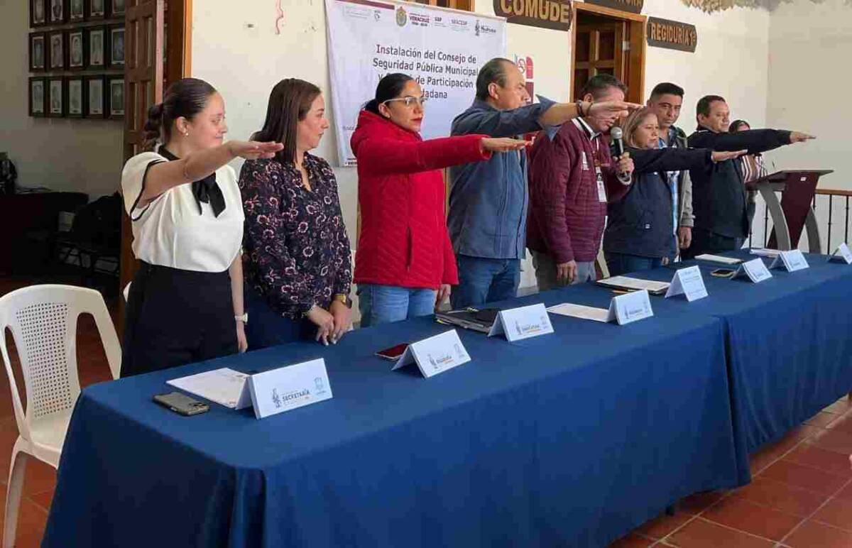 INSTALAN CONSEJO DE SEGURIDAD PÚBLICA EN HUATUSCO