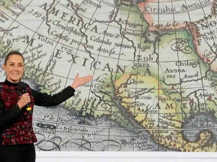 “SE LLAMA GOLFO DE MÉXICO, NO DE AMÉRICA”: SHEINBAUM