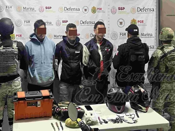 CAPTURAN A DELINCUENTES; LES ASEGURAN DROGA