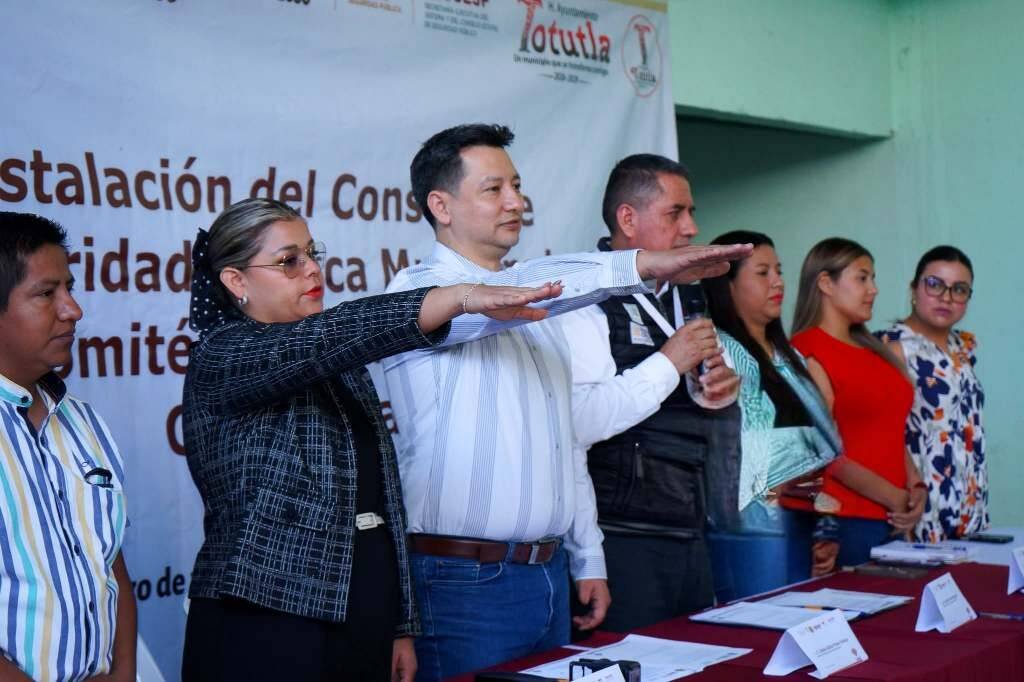 INSTALAN CONSEJO DE SEGURIDAD PÚBLICA EN TOTUTLA