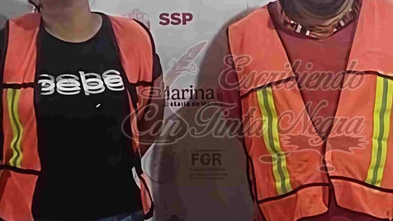 CAPTURAN A PAREJA CON DROGA