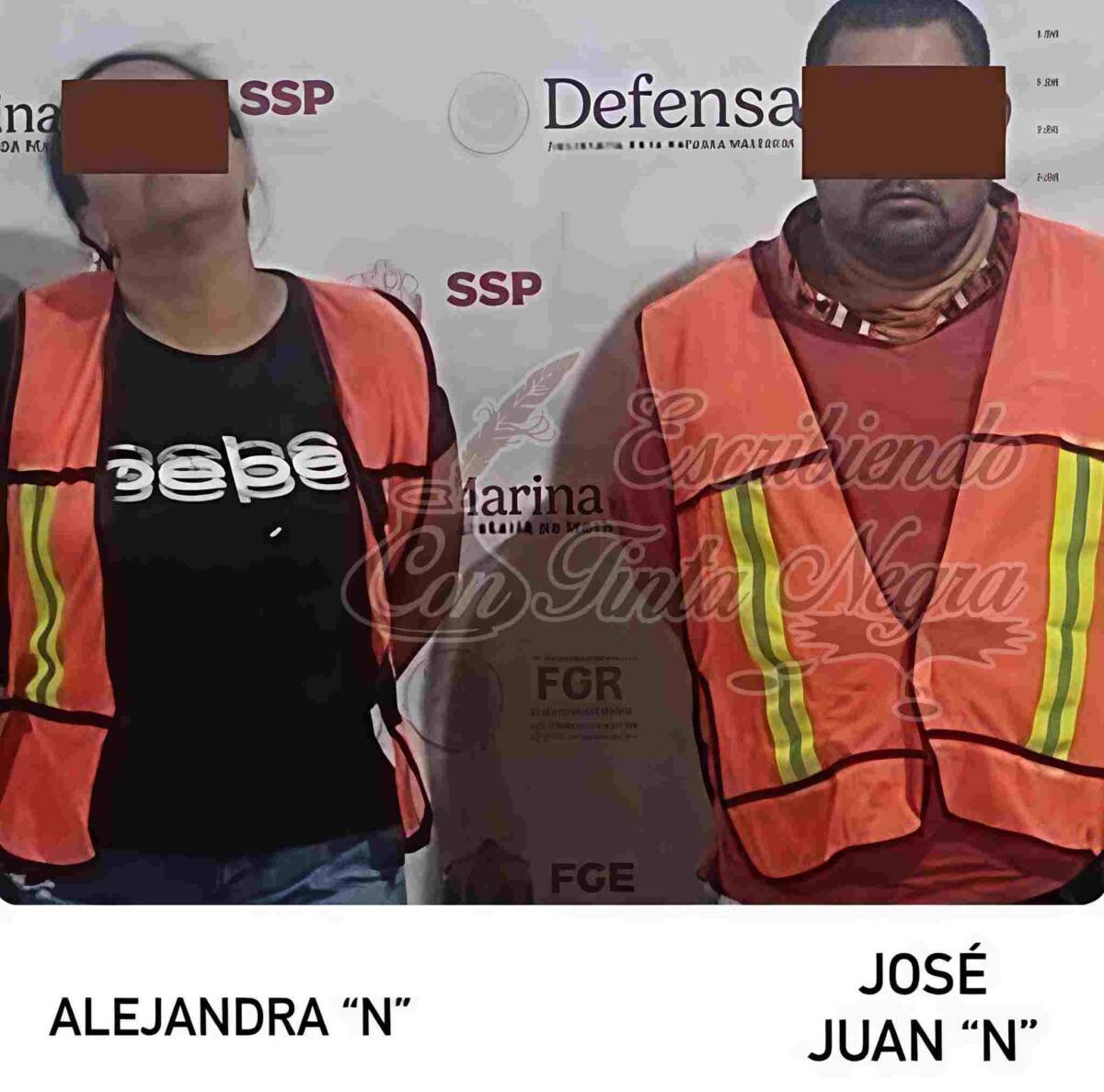 CAPTURAN A PAREJA CON DROGA