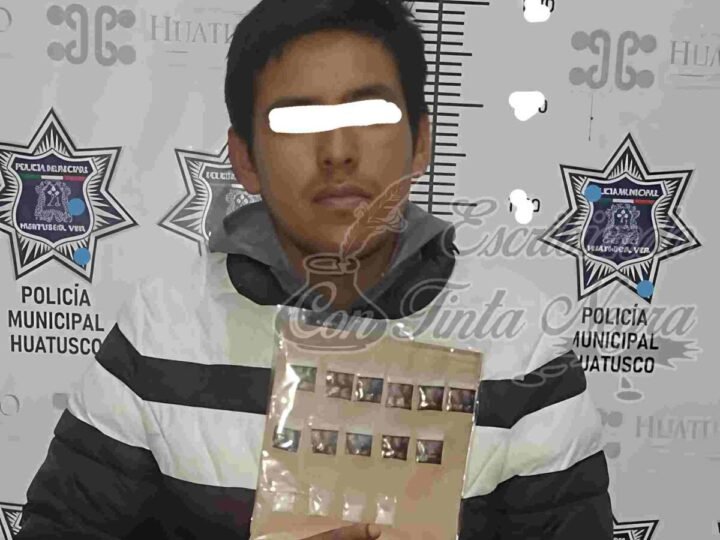 CAPTURAN A PRESUNTO NARCO MENUDISTA DE HUATUSCO